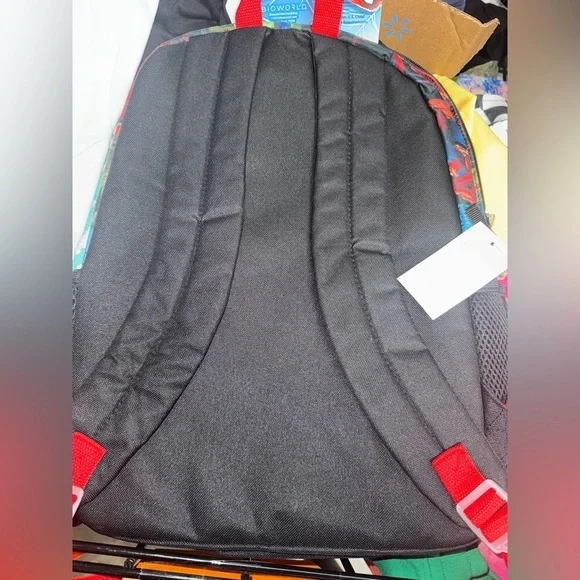 Spider-Man Boys 16" Laptop Backpack with Light Up Badge, Red - Picture 2 of 2